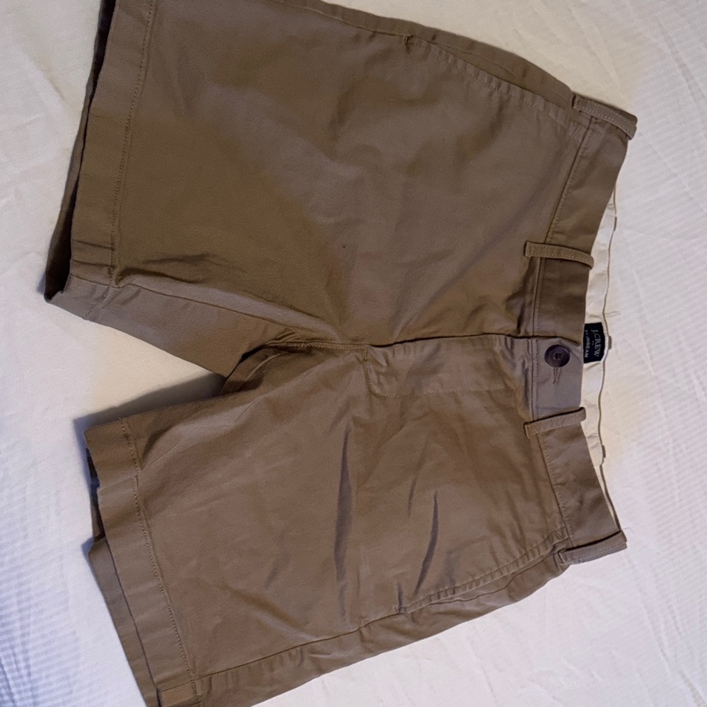 J. Crew Men's Flat Front Khaki Shorts